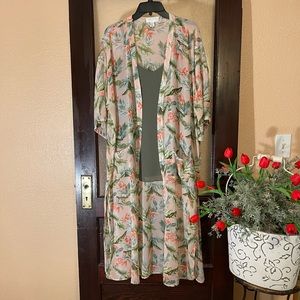 Tropical Kimono 2 Piece